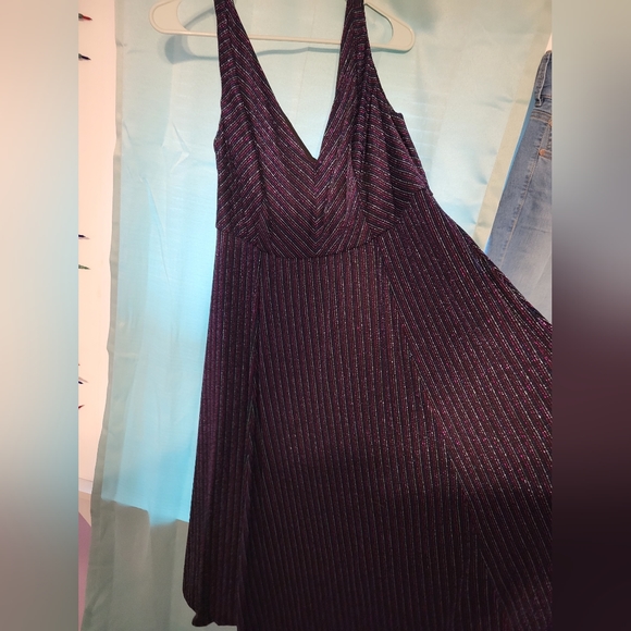 Torrid Midi Dress, Size 00, Color: Multi Glitter - Picture 2 of 5